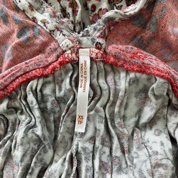 free people dress red tunic - Picture 6 of 15